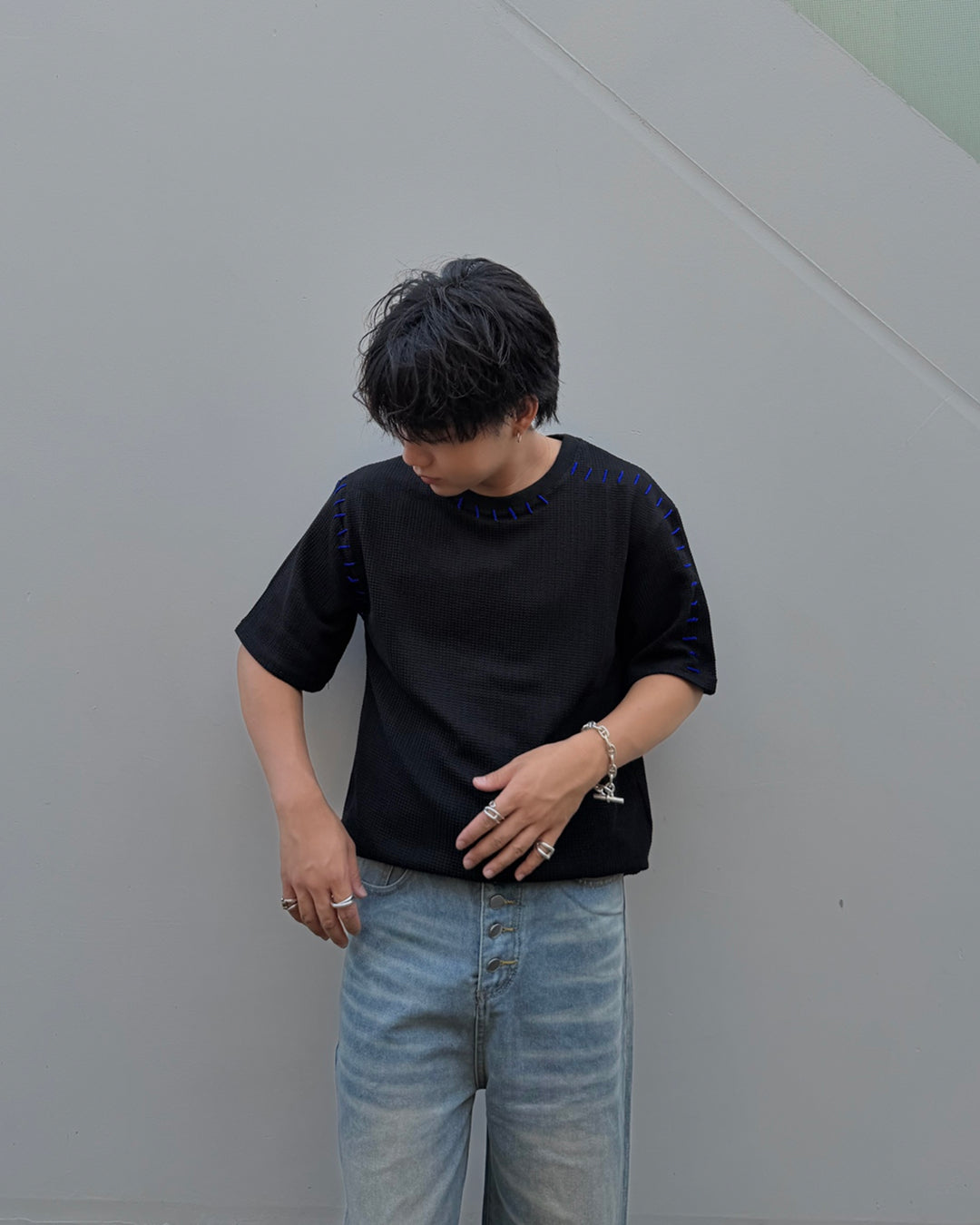 ステッチワッフルTシャツ RG7332