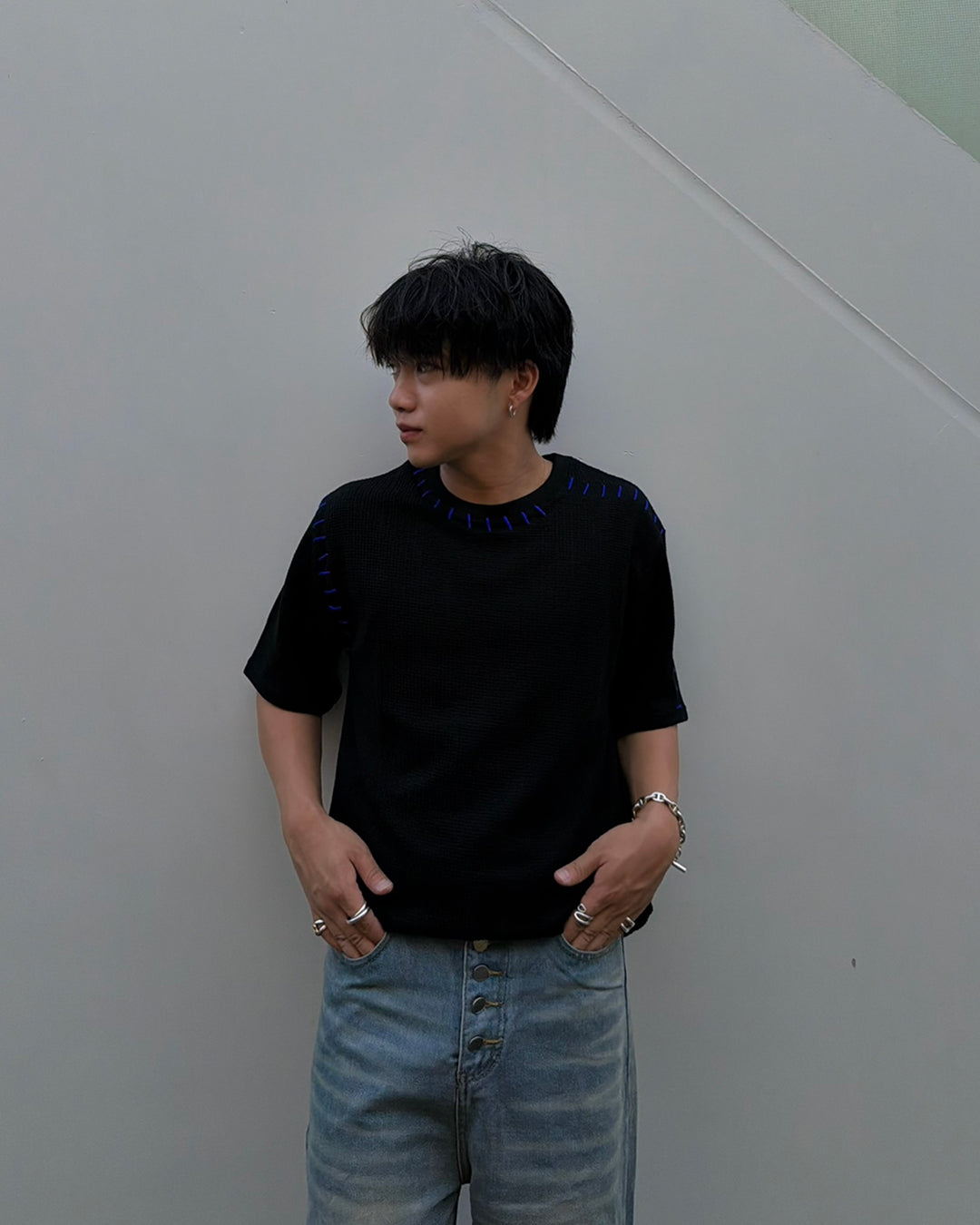 ステッチワッフルTシャツ RG7332