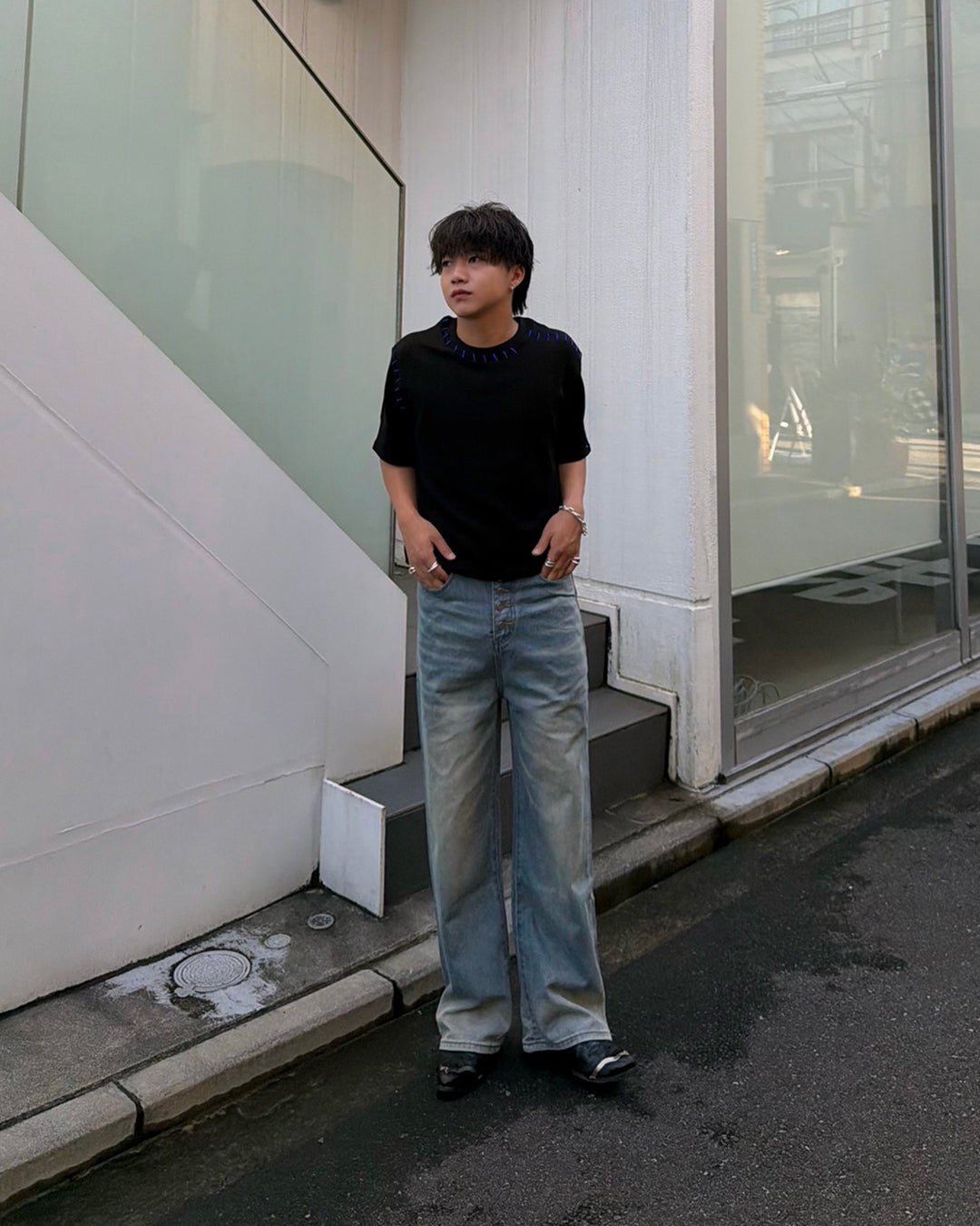 ステッチワッフルTシャツ RG7332