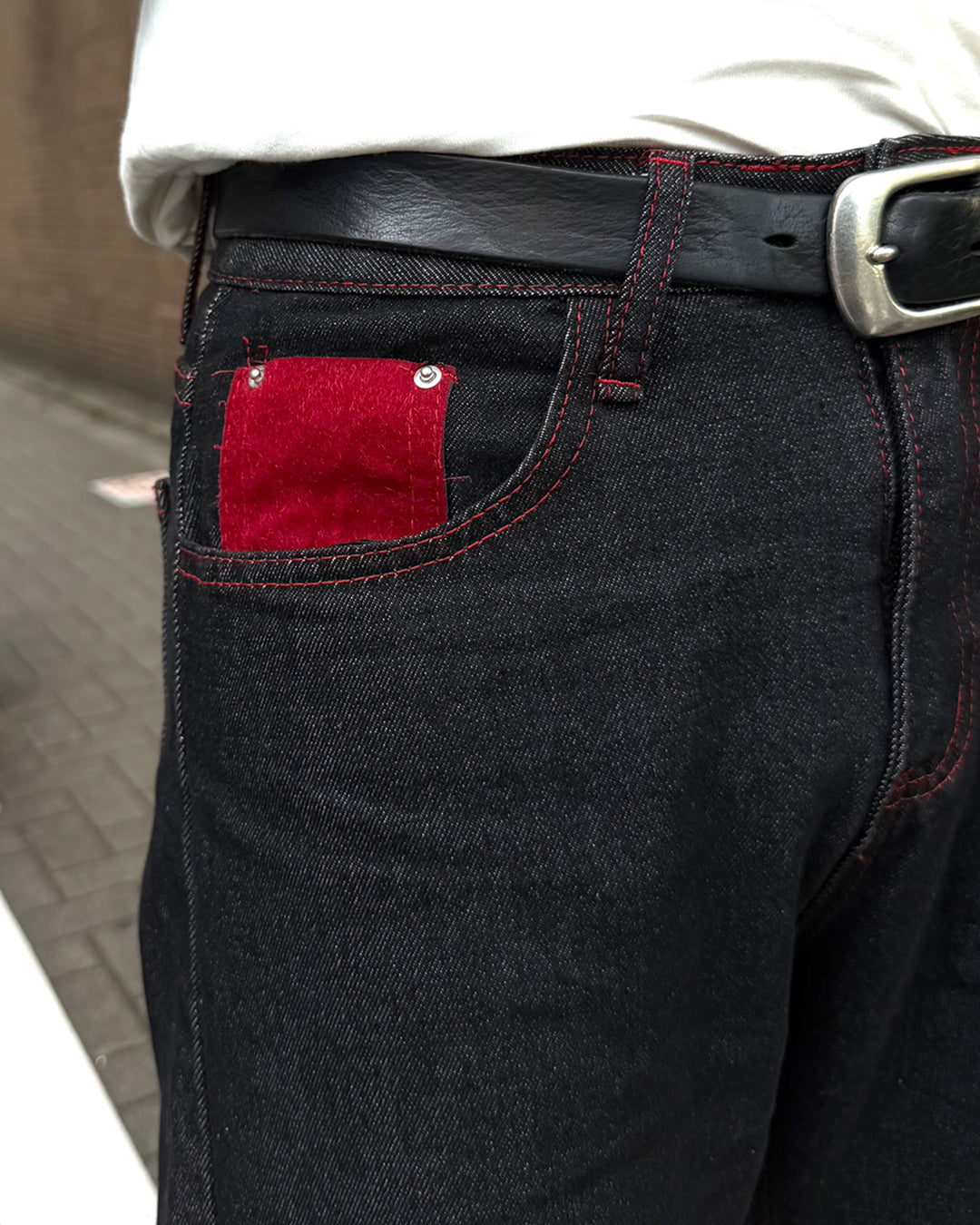 ヴィンテージセミフレアデニムパンツ RG7353