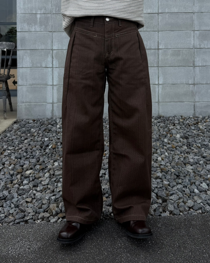 ヴィンテージ刺繍ルーズストレートパンツ RG7367
