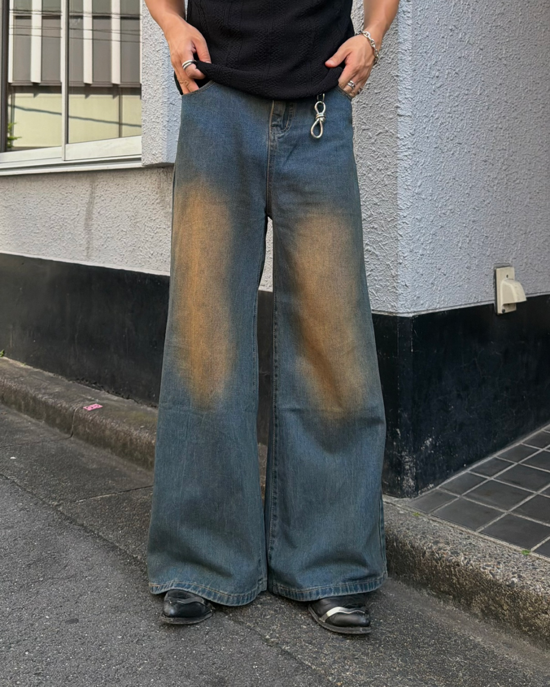 ヘビーウォッシュデニムパンツ RG7370