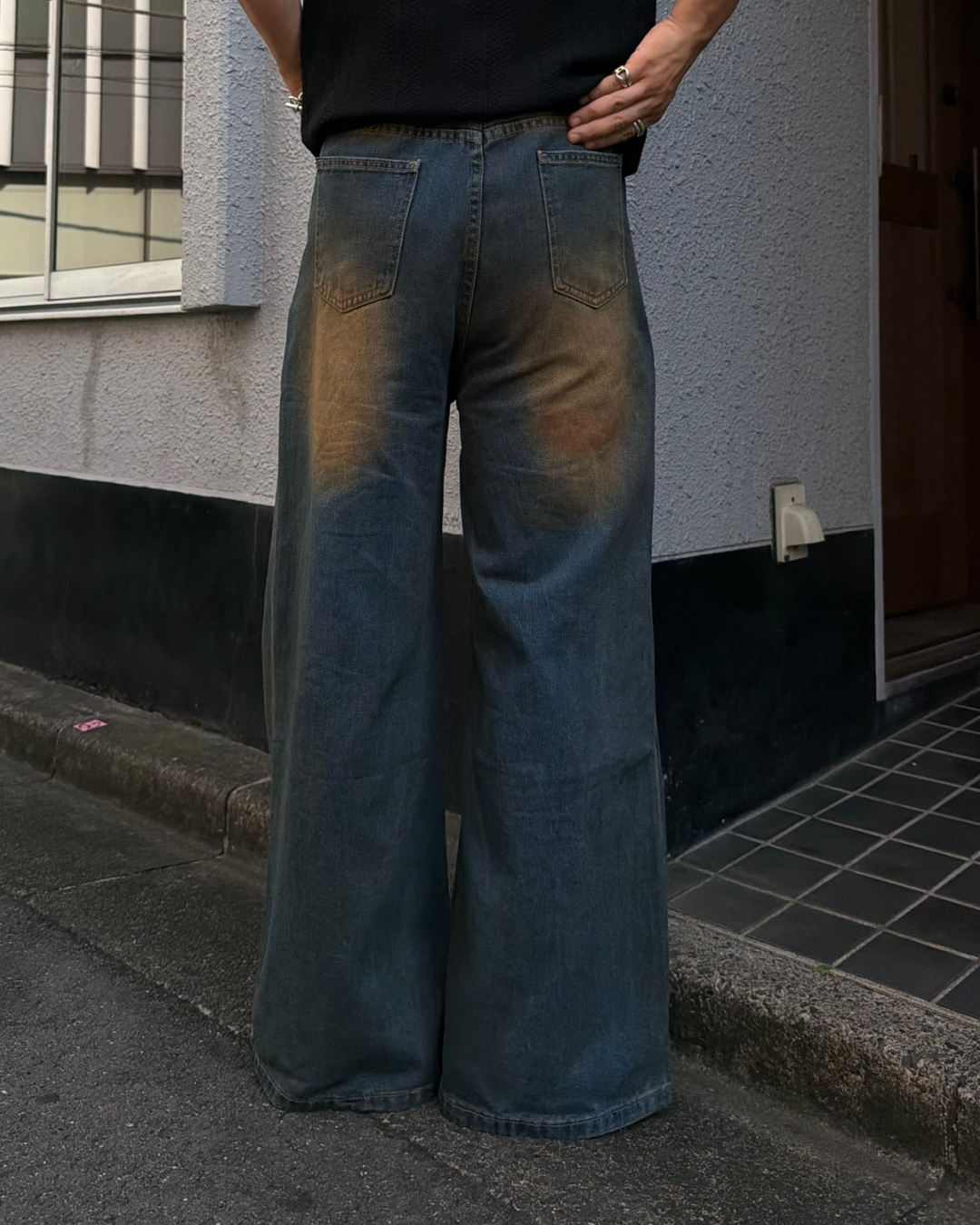 ヘビーウォッシュデニムパンツ RG7370