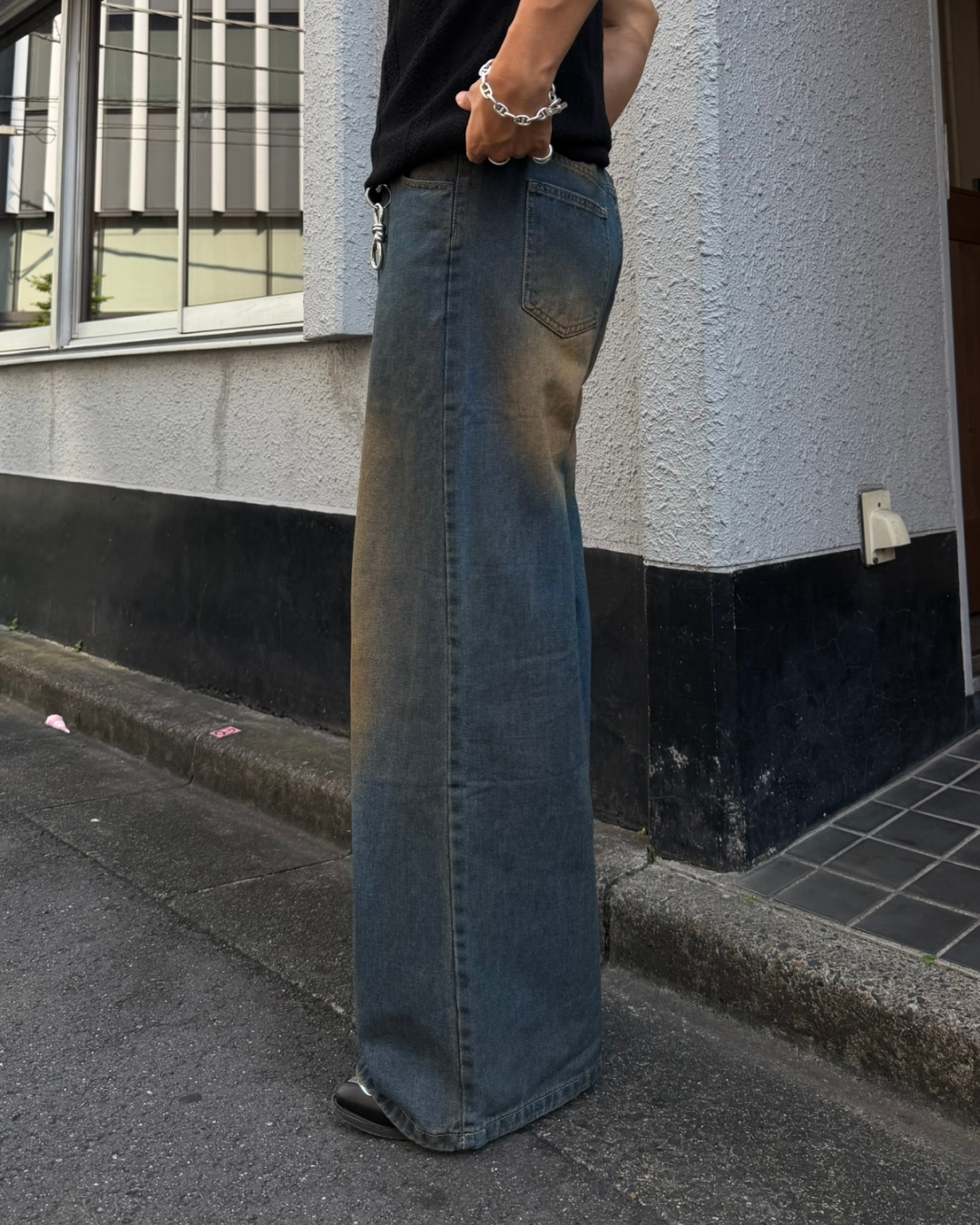 ヘビーウォッシュデニムパンツ RG7370