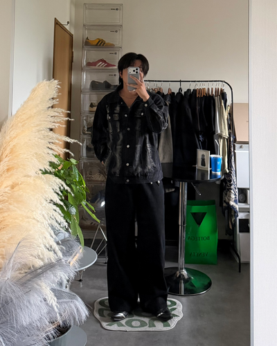 ラインウォッシュデニムジャケット RG7449
