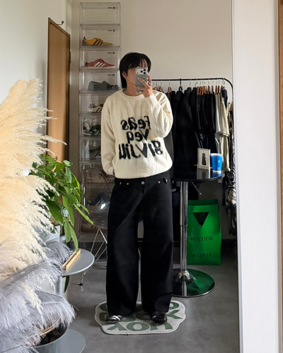 フロントボタンデザインワイドパンツ RG7464