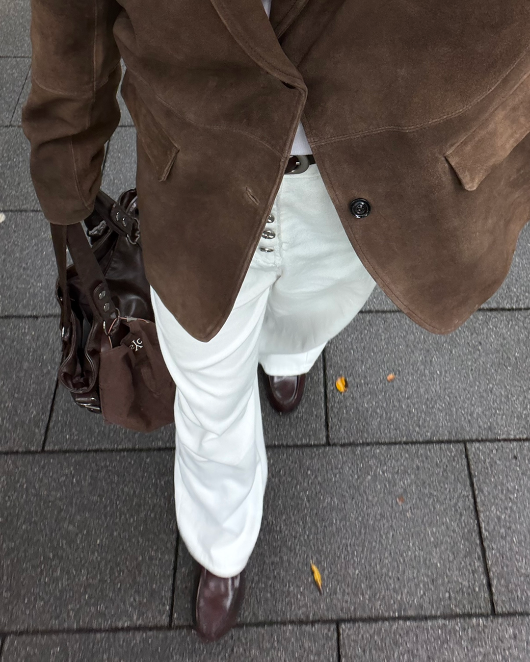 フロントボタンデザインワイドパンツ RG7464