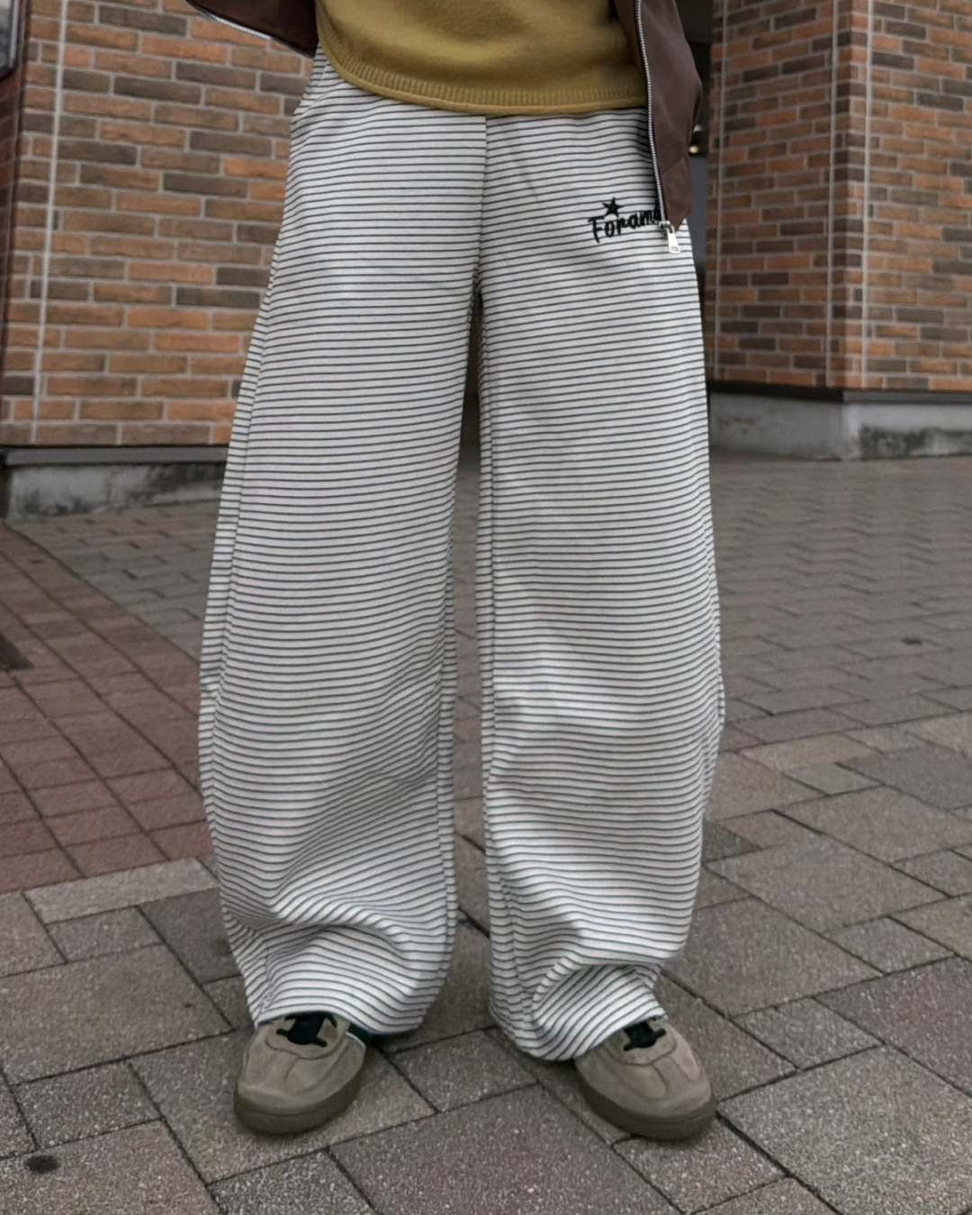 レトロボーダーイージーパンツ RG7467