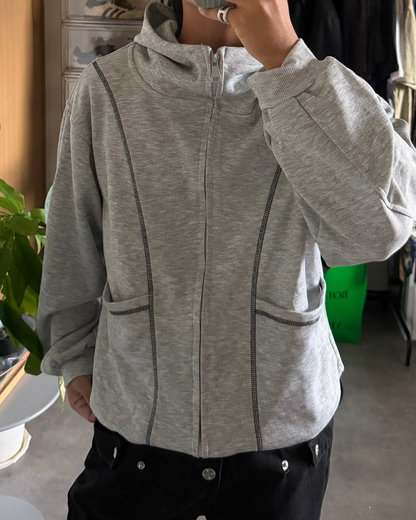 ステッチジップアップパーカー RG7491