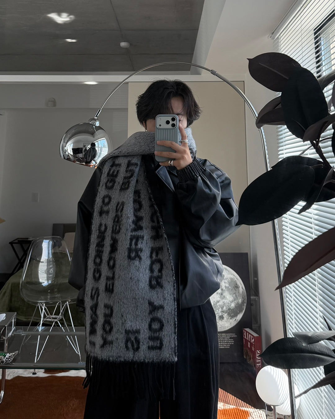 グラフィックロゴマフラー RG7566