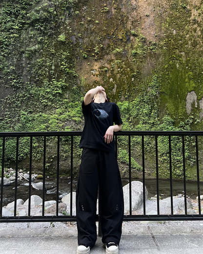 ヴィンテージライクスプレーデザインTシャツ RI0032
