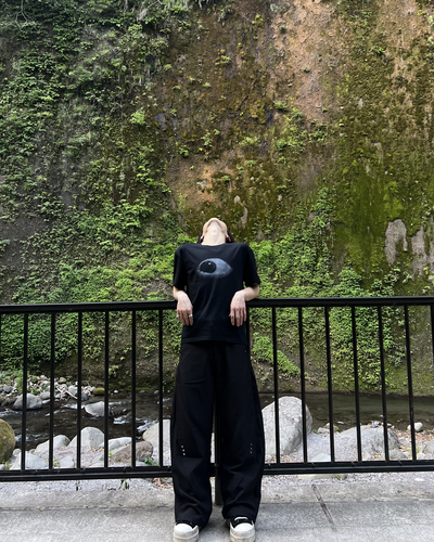 ヴィンテージライクスプレーデザインTシャツ RI0032