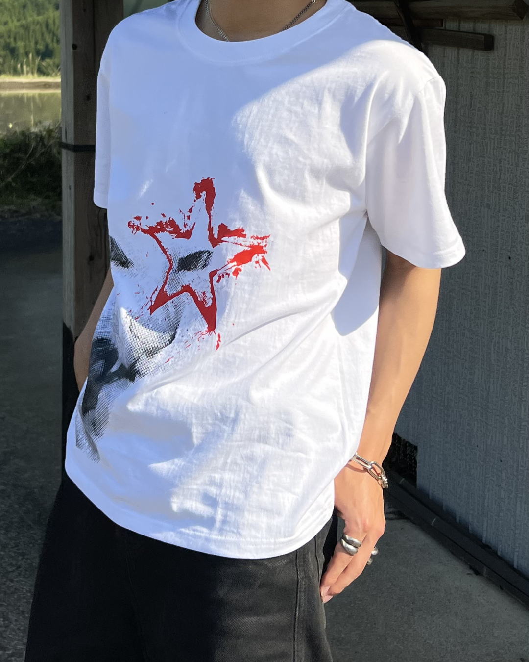 レトロキャットデザインTシャツ RI0036