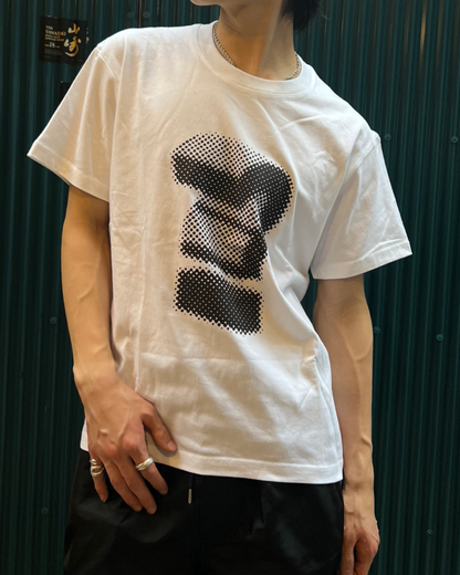 ハーフトーンドットグラフィックTシャツ RI0095