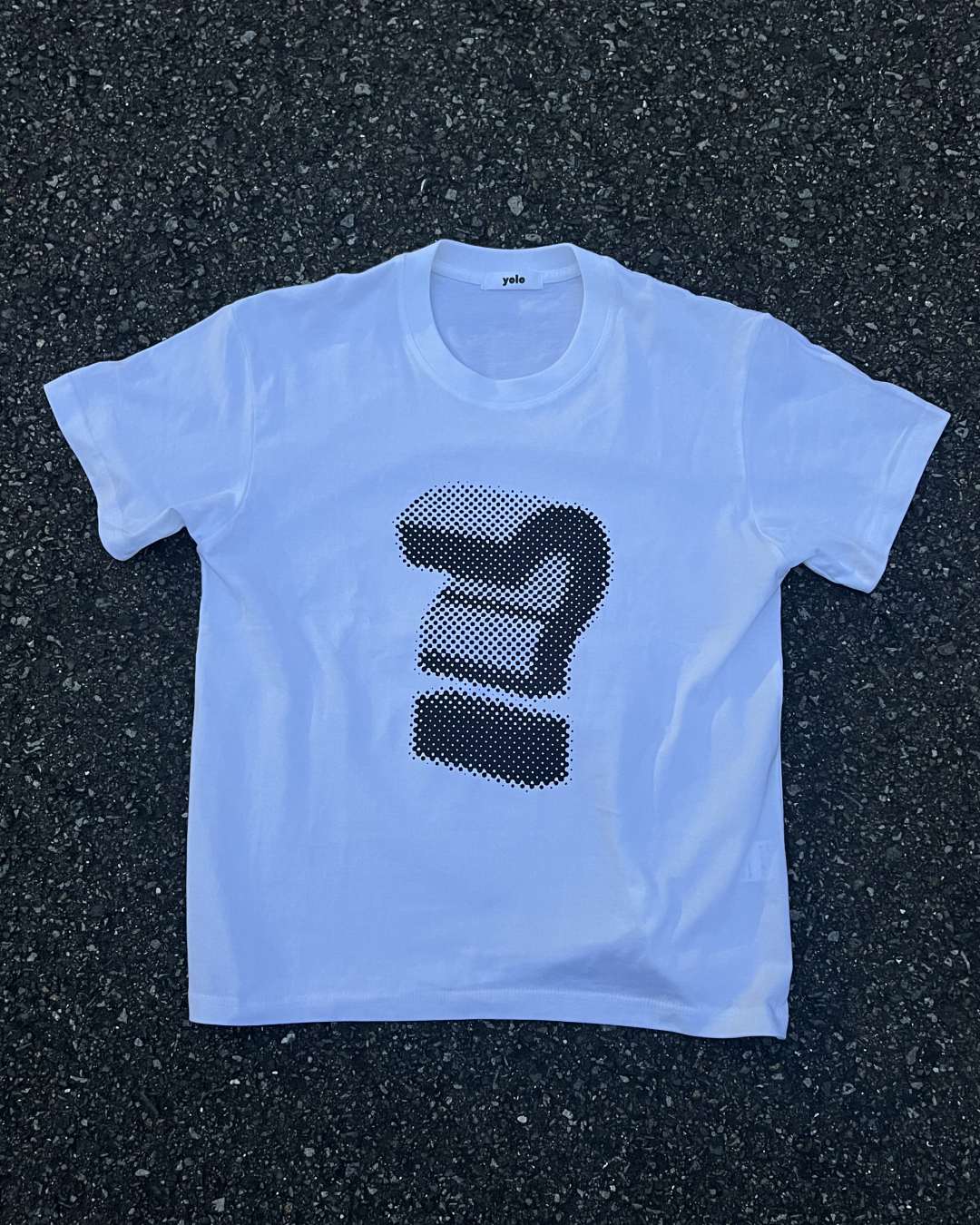 ハーフトーンドットグラフィックTシャツ RI0095
