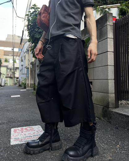タックワイドハーフスラックス RI0187