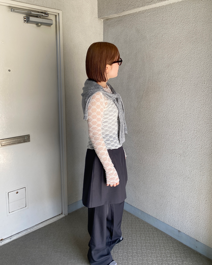 フェイクツーピースワンピーススカートRK0034