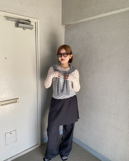 フェイクツーピースワンピーススカートRK0034