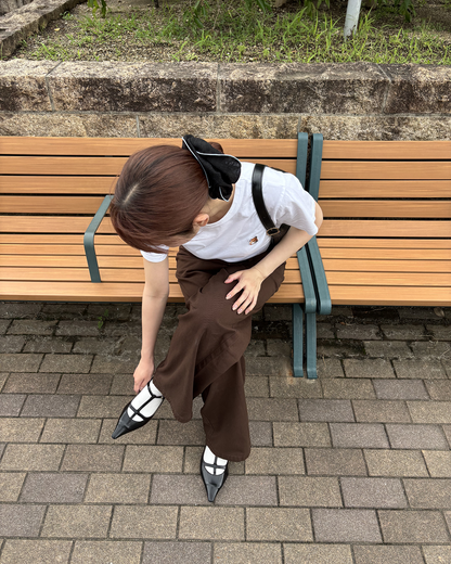 パッチワークシザーワイドパンツ RM0004