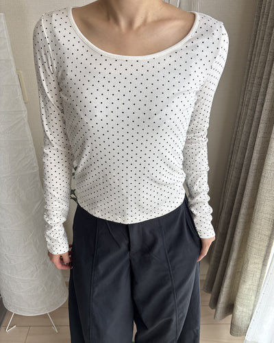 ドット柄ロングスリーブT RM0067