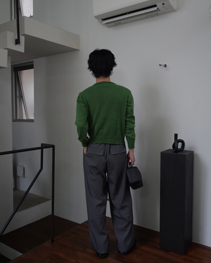 ポロカラーニットカーディガン RN0033