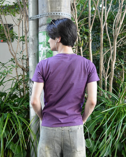 グラフィックプリントスリムフィットTシャツ RN0043