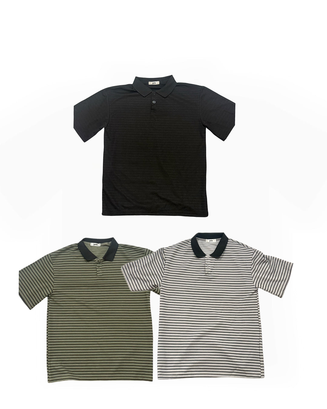 ボーダーヘンリーネックTシャツ RO0018