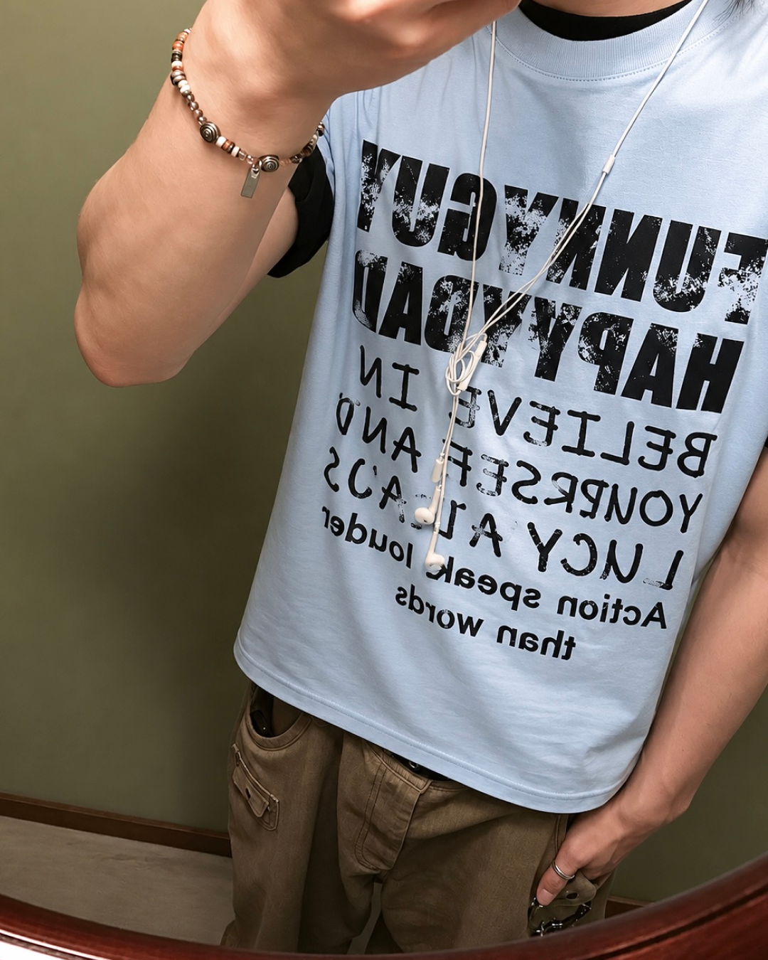 ラウンドネックサマーTシャツ
RO0044