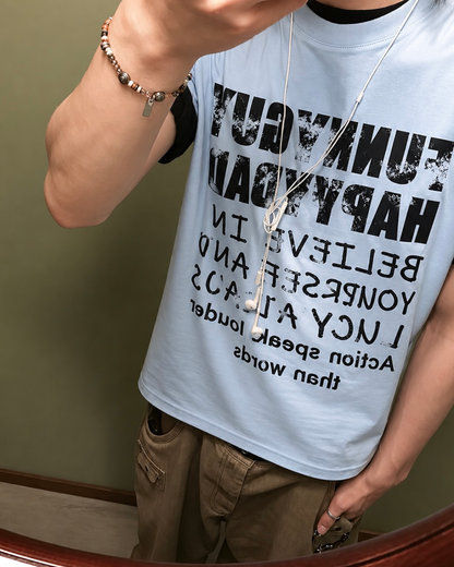 ラウンドネックサマーTシャツ
RO0044
