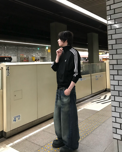 ウォッシュオールマッチワイドレッグパンツ RO0055