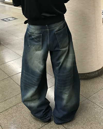 ウォッシュオールマッチワイドレッグパンツ RO0055