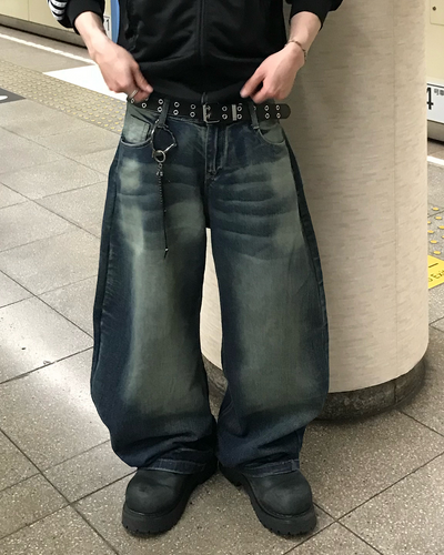 ウォッシュオールマッチワイドレッグパンツ RO0055