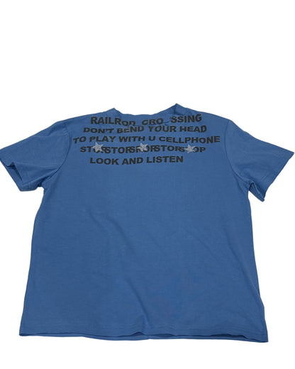 グラフィックプリントタイトフィットTシャツ RO0114