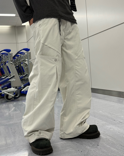 クロップドワイドレッグシザーパンツ RO0123