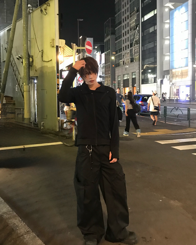クロップドワイドレッグシザーパンツ RO0123