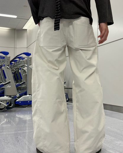 クロップドワイドレッグシザーパンツ RO0123