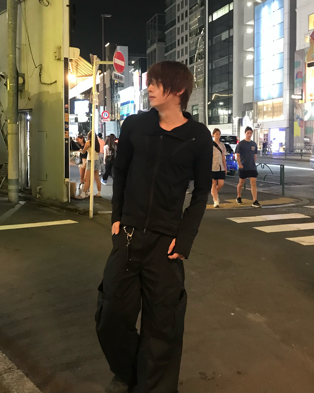 クロップドワイドレッグシザーパンツ RO0123