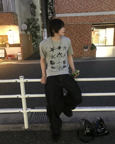 ヒトデ柄オーバーサイズT RO0134