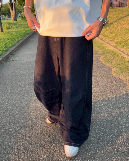 タックデザインカーブパンツ RR0036