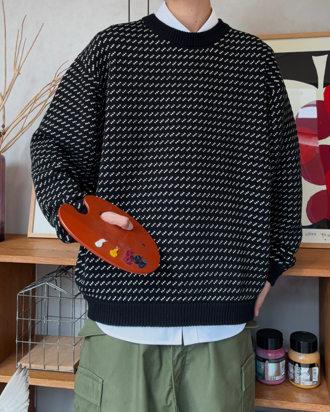 50s PENNEY'S タウンクラフト　バーズアイ　ウールニット 50s PENNEY'S タウンクラフト バーズアイ ウールニット - メルカリ