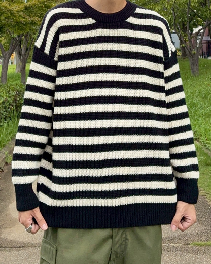 ボーダー柄ニット RR0093