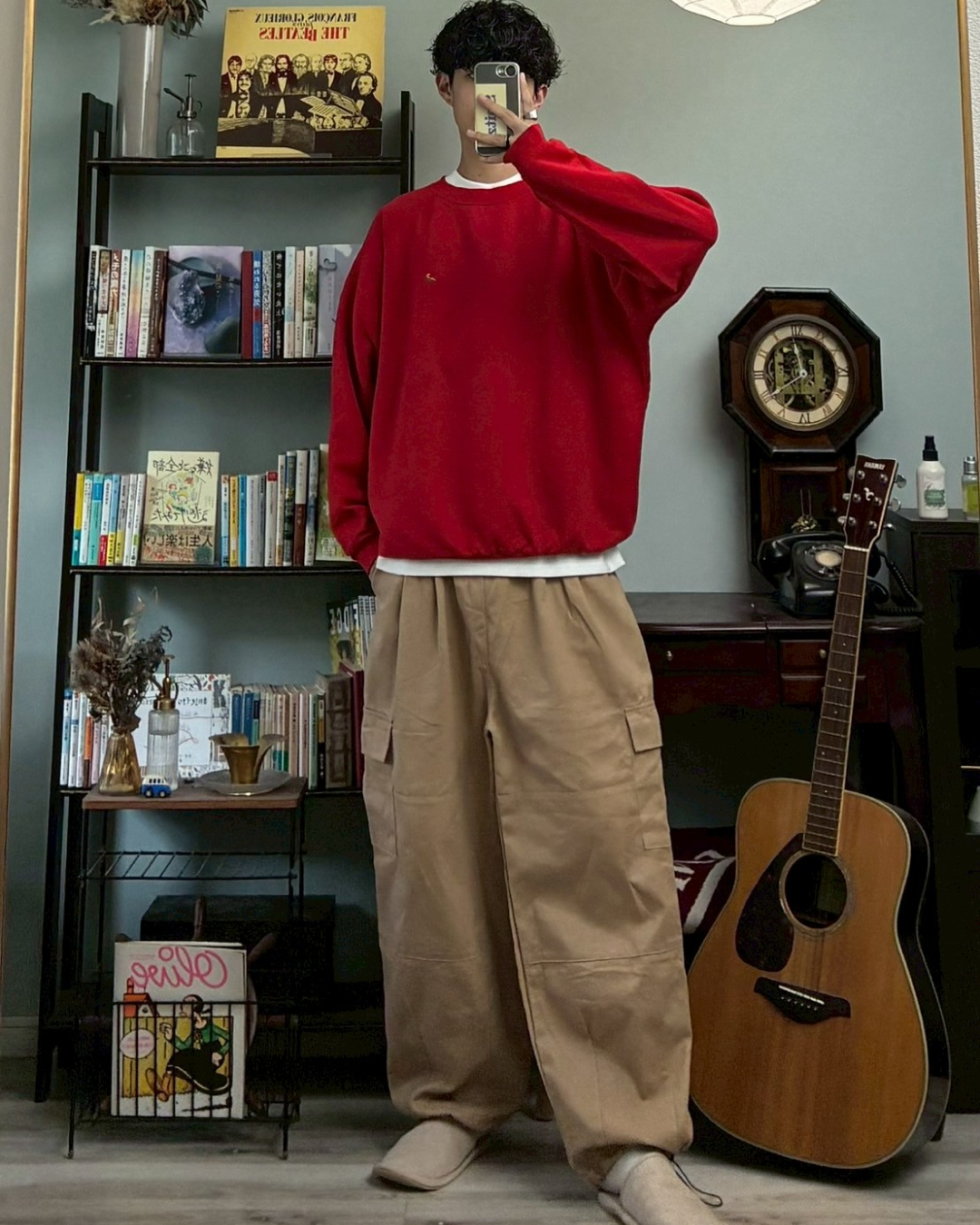 ドローコード付きカーゴパンツ RR0