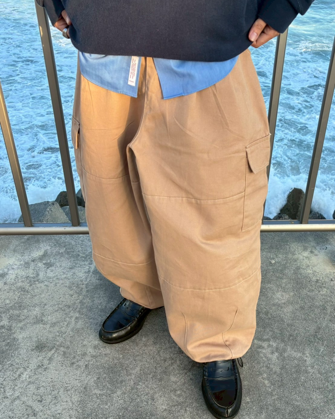 ドローコード付きカーゴパンツ RR0