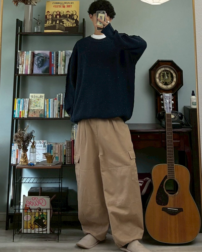 ドローコード付きカーゴパンツ RR0100