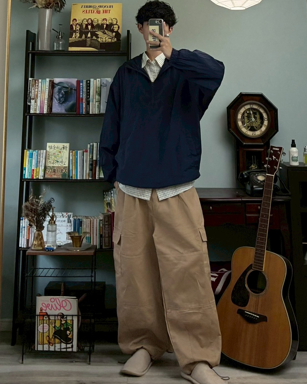 ドローコード付きカーゴパンツ RR0