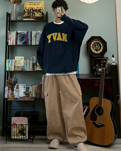 ドローコード付きカーゴパンツ RR0100
