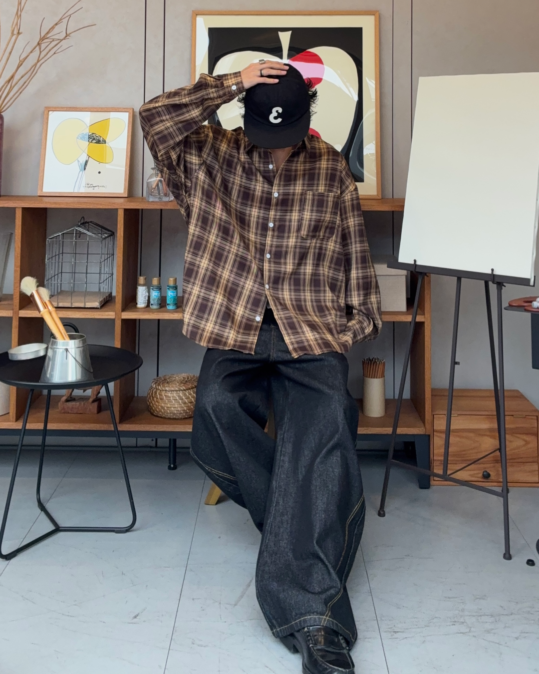 ブラウンチェックシャツ RR0113 – YOLO（ヨロ）｜ファッション通販