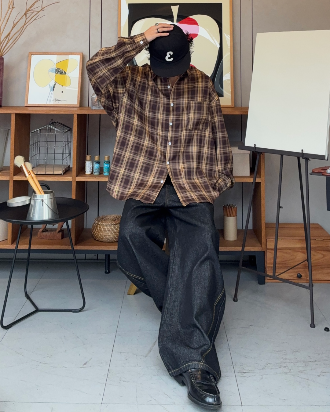 ブラウンチェックシャツ RR0113 – YOLO（ヨロ）｜ファッション通販