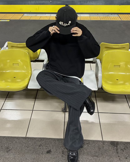 ピンストライプワイドパンツ RR0117