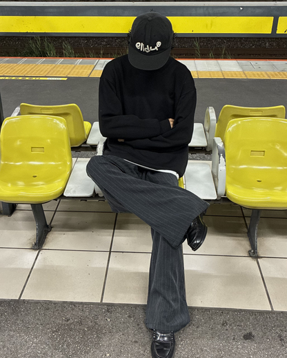 ピンストライプワイドパンツ RR0117